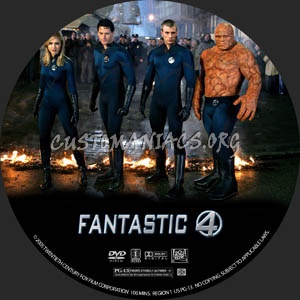 Fantastic Four dvd label