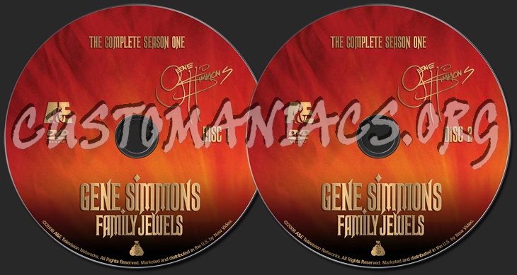 Gene Simmons Family Jewels Season 1 dvd label