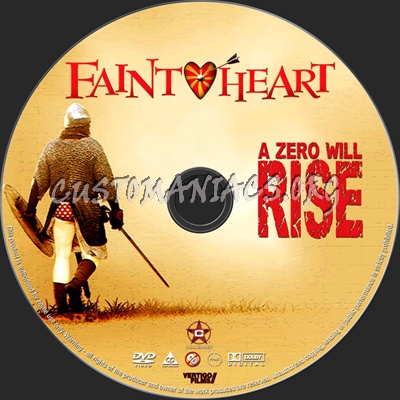 Faintheart dvd label