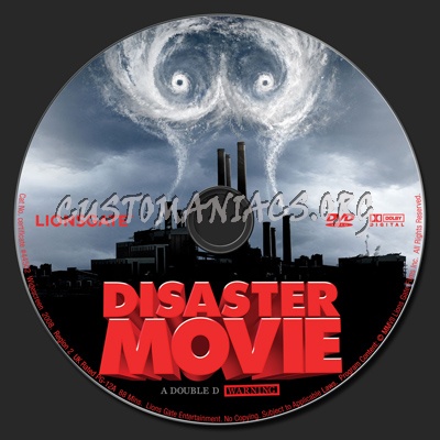 Disaster Movie dvd label