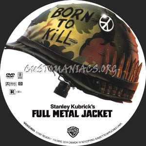 Full Metal Jacket dvd label