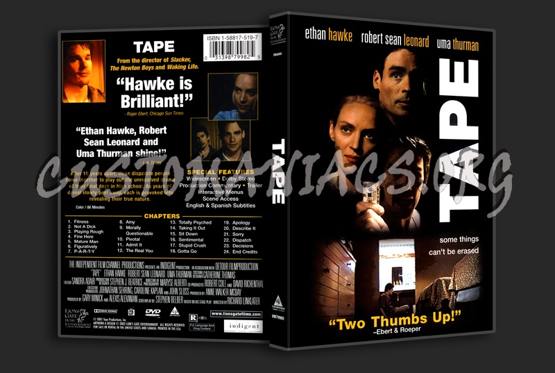 Tape dvd cover