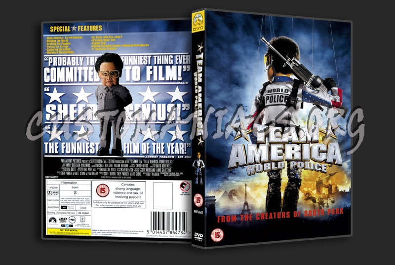 Team America World Police dvd cover