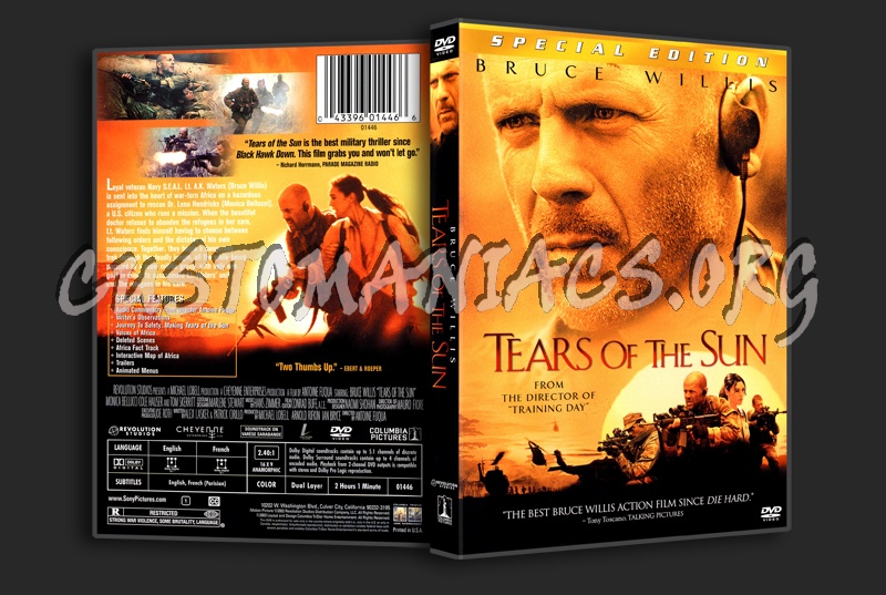Tears Of The Sun dvd cover