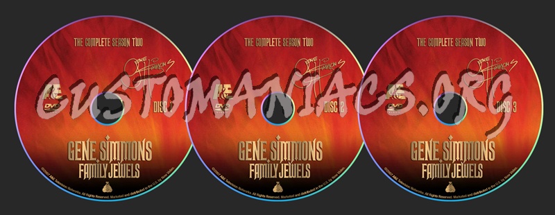 Gene Simmons Family Jewels Season 2 dvd label