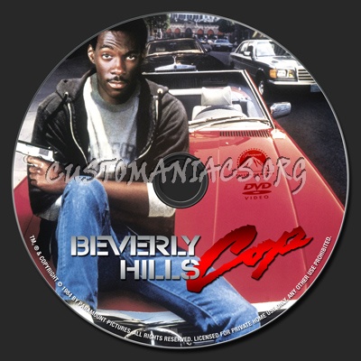 Beverly Hills Cop dvd label