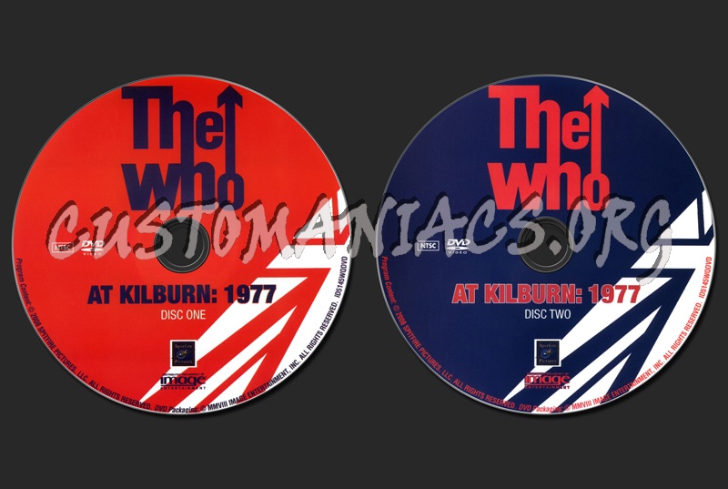 The Who Live at Kilburn dvd label