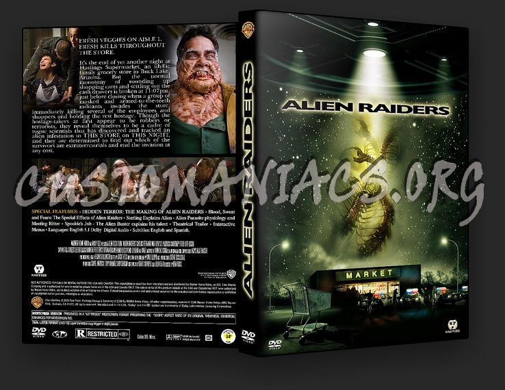 Alien Raiders dvd cover