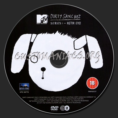 Dirty Sanchez dvd label