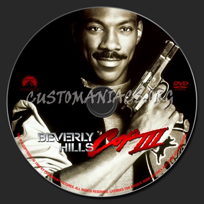 Beverly Hills Cop 3 dvd label