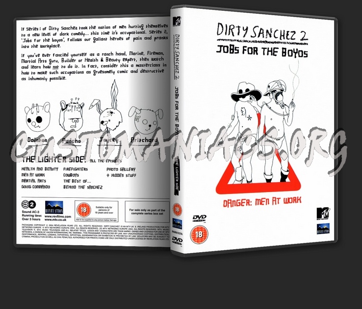 Dirty Sanchez Jobs for the Boyo's dvd cover