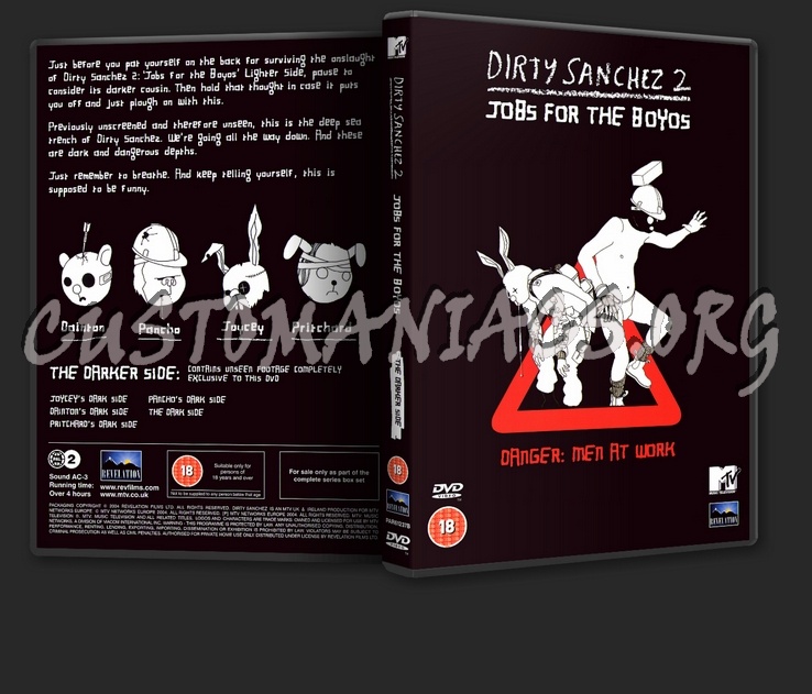 Dirty Sanchez Jobs for the Boyo's dvd cover