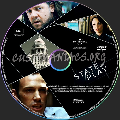 State of Play dvd label