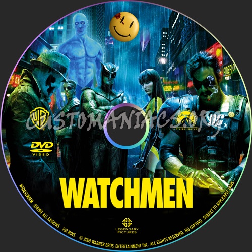 Watchmen dvd label