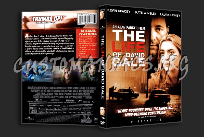 The Life of David Gale dvd cover
