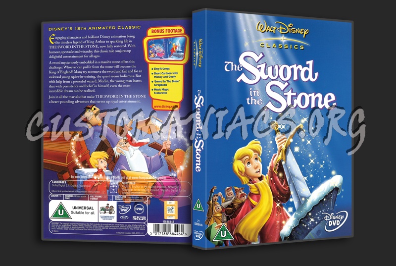 The Sword In The Stone dvd cover
