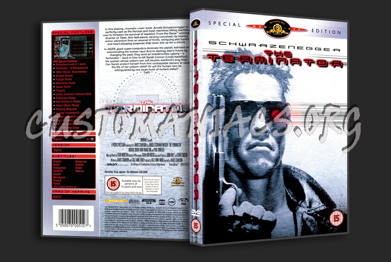 The Terminator dvd cover