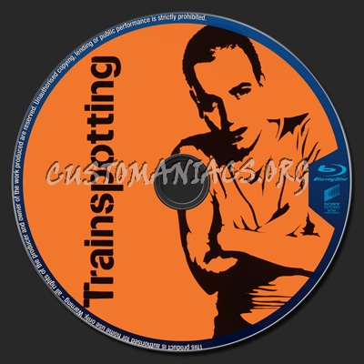 Trainspotting blu-ray label