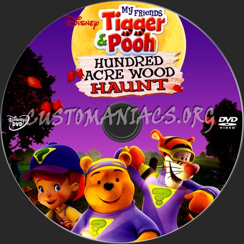 My Friends Tigger & Pooh Hundred Acre Wood Haunt dvd label