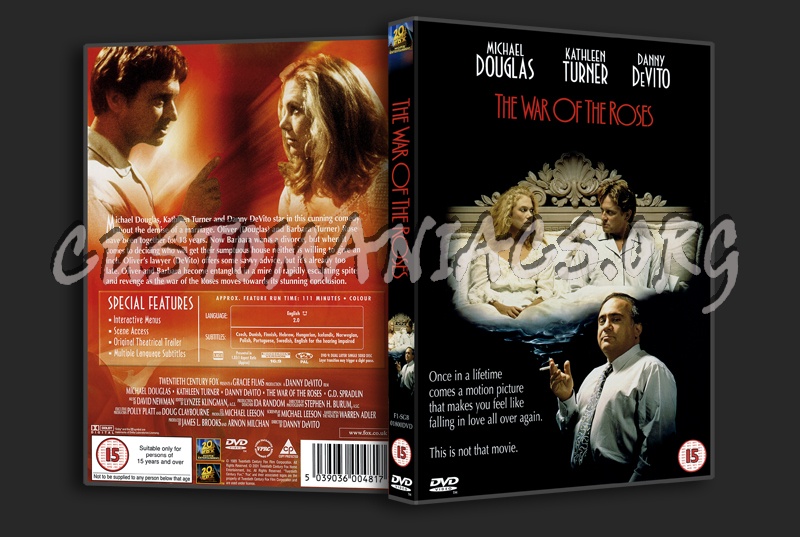 The War Of The Roses dvd cover