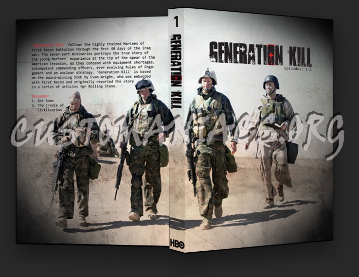 Generation Kill 1 - 3 dvd cover