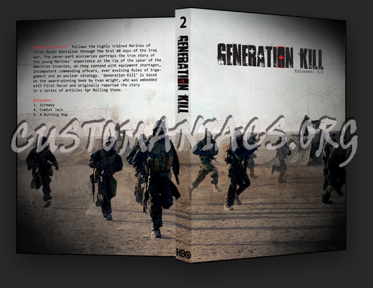 Generation Kill 1 - 3 dvd cover