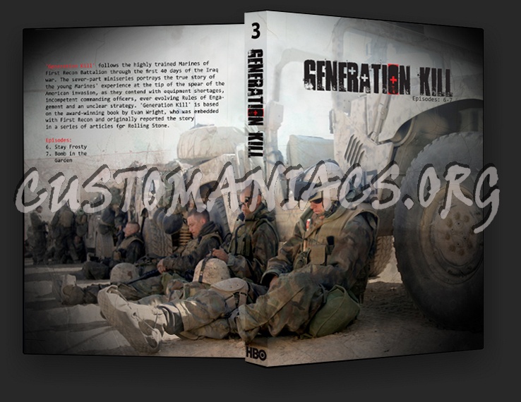 Generation Kill 1 - 3 dvd cover