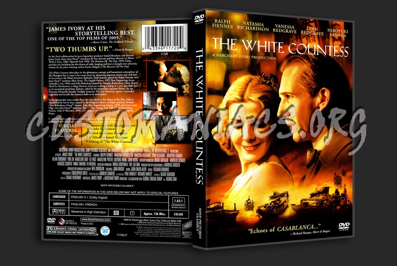 The White Countess dvd cover