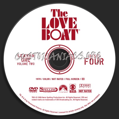 The Love Boat Season 1 Volume 2 dvd label