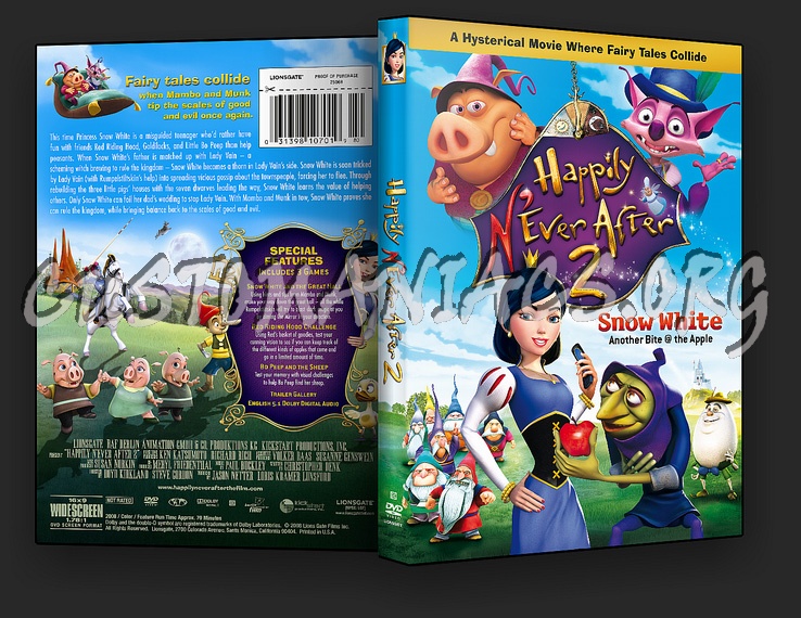 Happily N'ever After 2 dvd cover