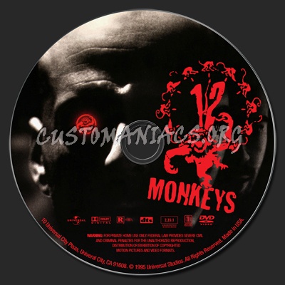 12 Monkeys dvd label