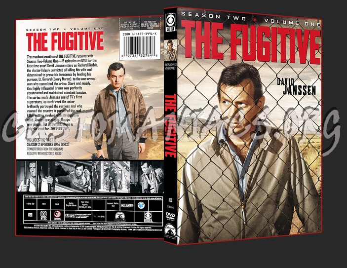 The Fugitive Season 2 Volume 1 dvd cover