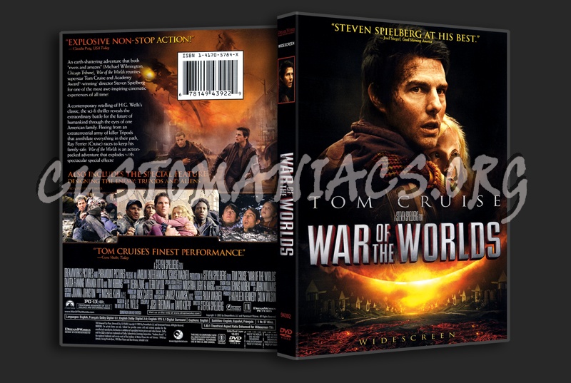 War Of The Worlds dvd cover