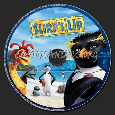 Surf's Up blu-ray label