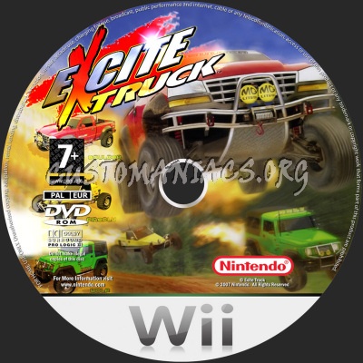 Excite Truck dvd label