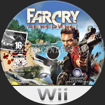 FarCry Vengeance dvd label