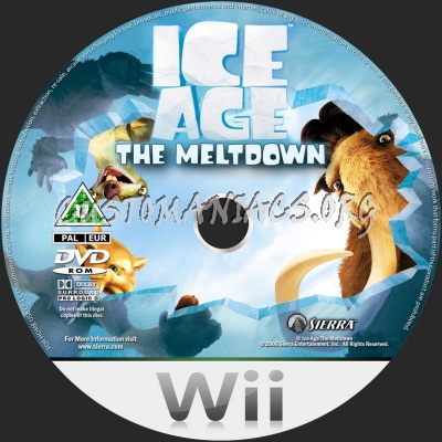 Ice Age Meltdown dvd label