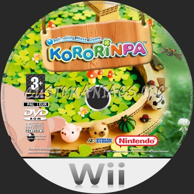 Kororinpa dvd label