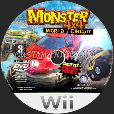 Monster 4x4 dvd label