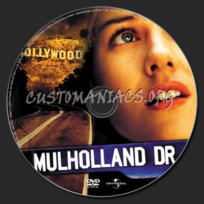 Mulholland Drive dvd label