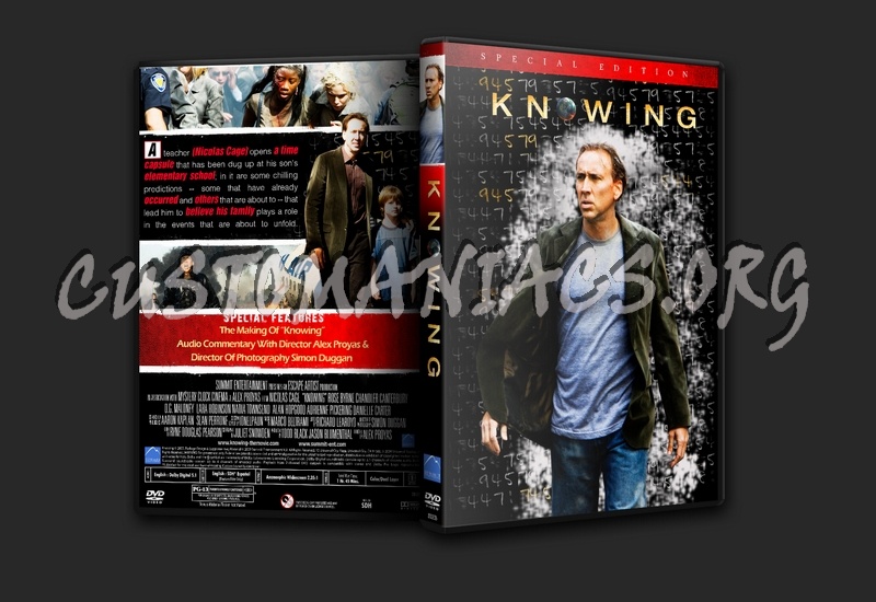 Knowing dvd cover