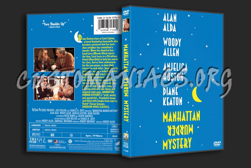 Manhattan Murder Mystery dvd cover