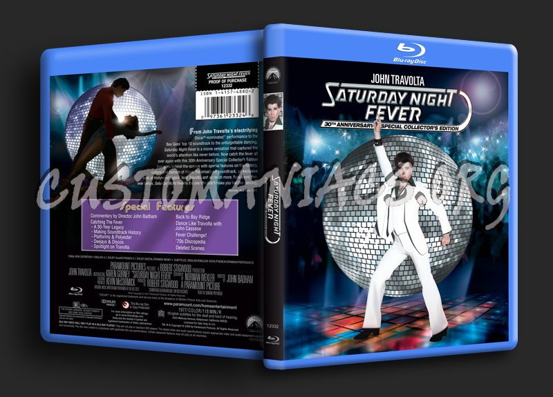 Saturday Night Fever blu-ray cover