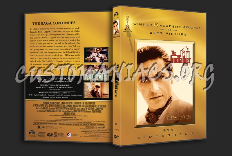 The Godfather part 2 dvd cover