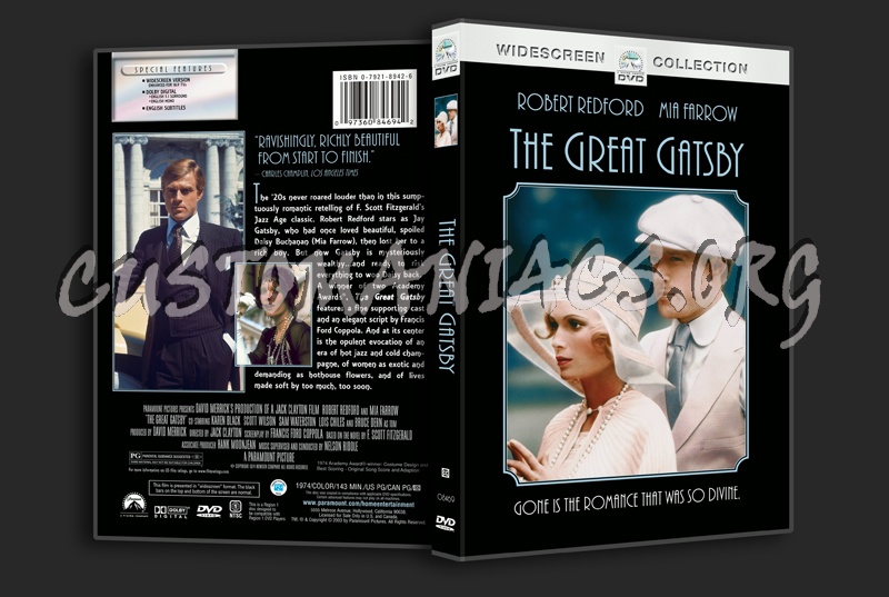 The Great Gatsby dvd cover