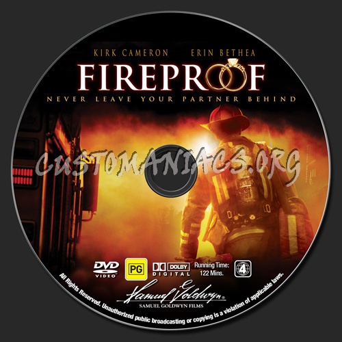 Fireproof dvd label