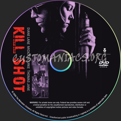 Killshot dvd label