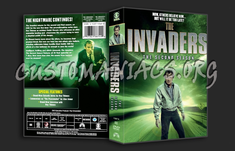 The Invaders Season 2 dvd cover