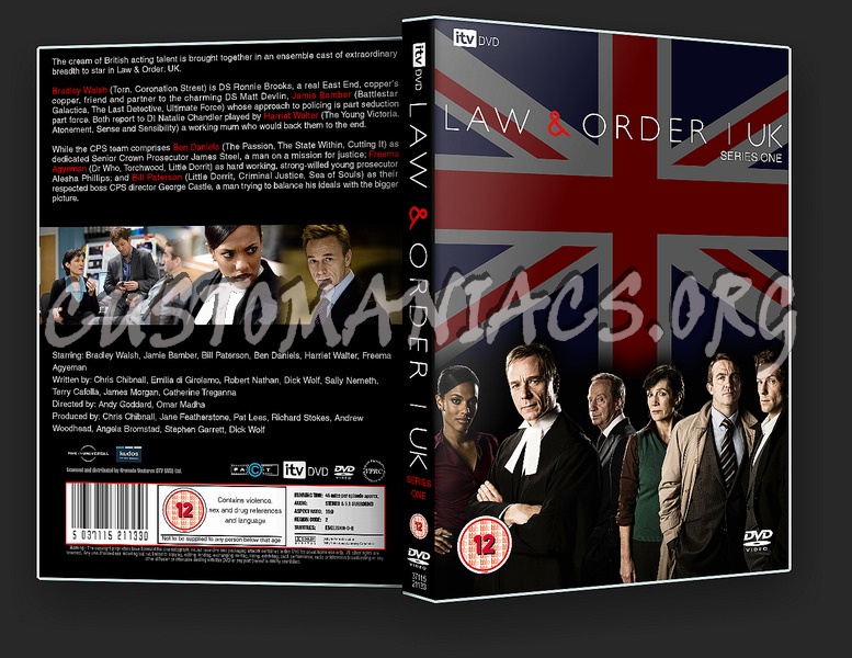 Law & Order: UK dvd cover