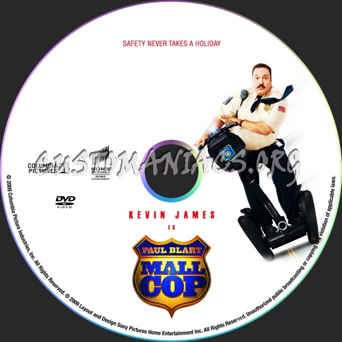 Paul Blart: Mall Cop dvd label